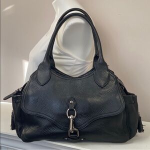Cole Haan Pebble Black Leather Handbag